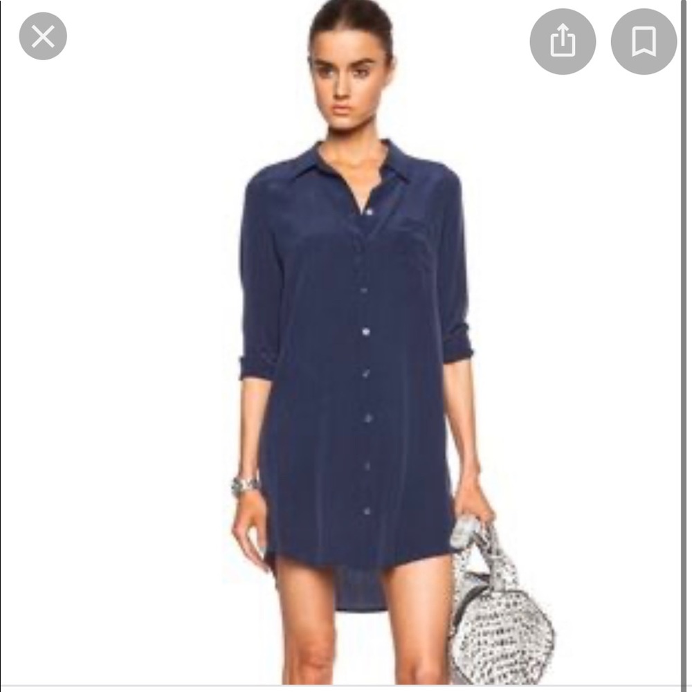 Equipment silk dress brand new
